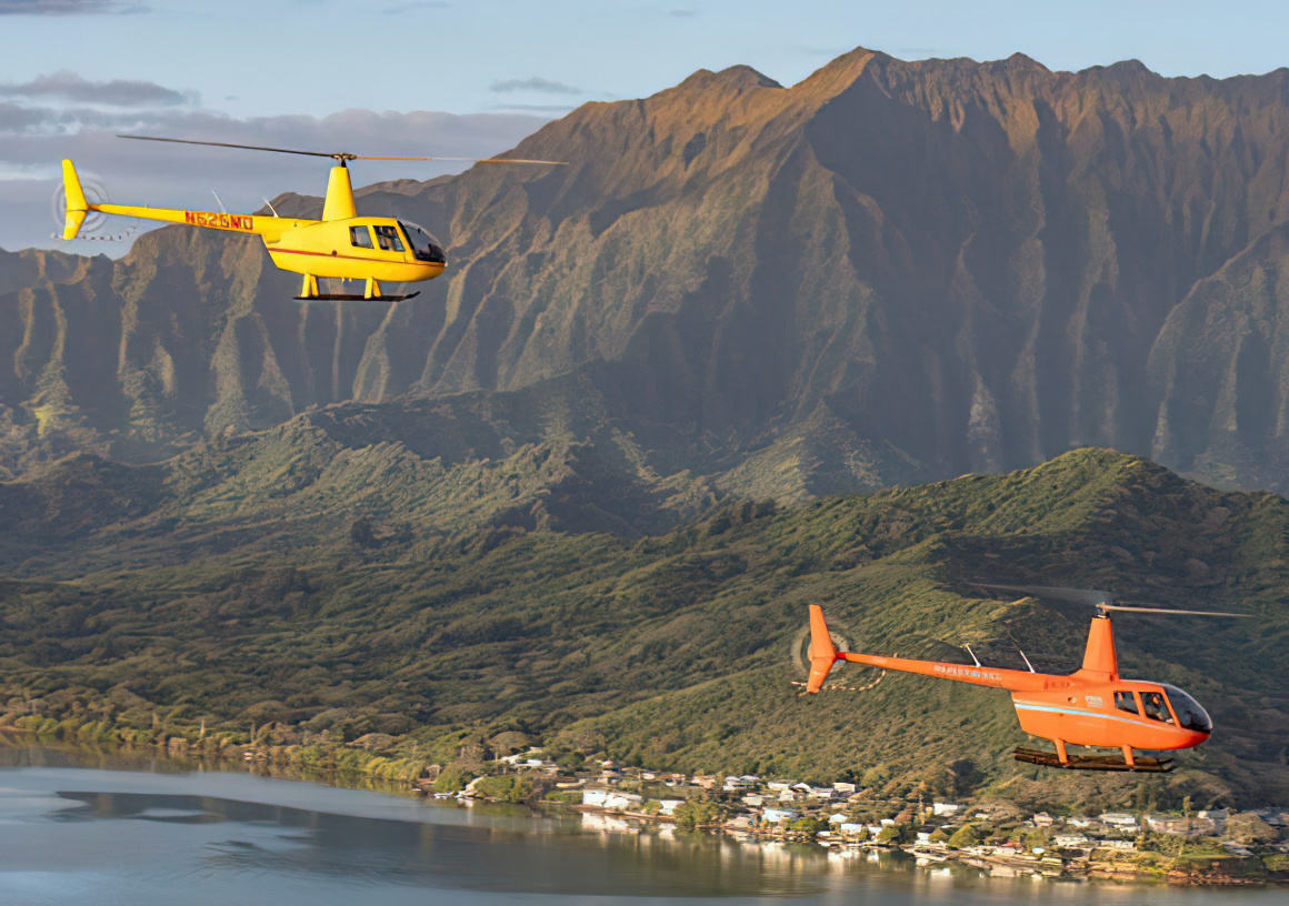 Mauna Loa Helicopters flying Oahu helicopter tours 